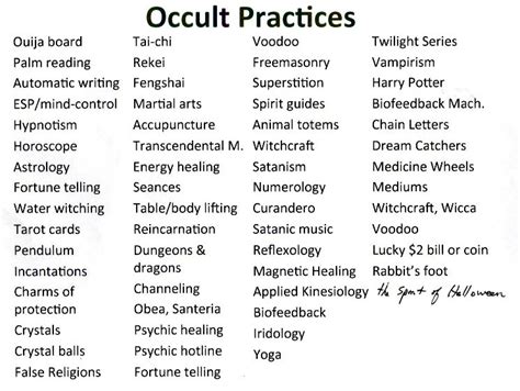 Harkins occult practices